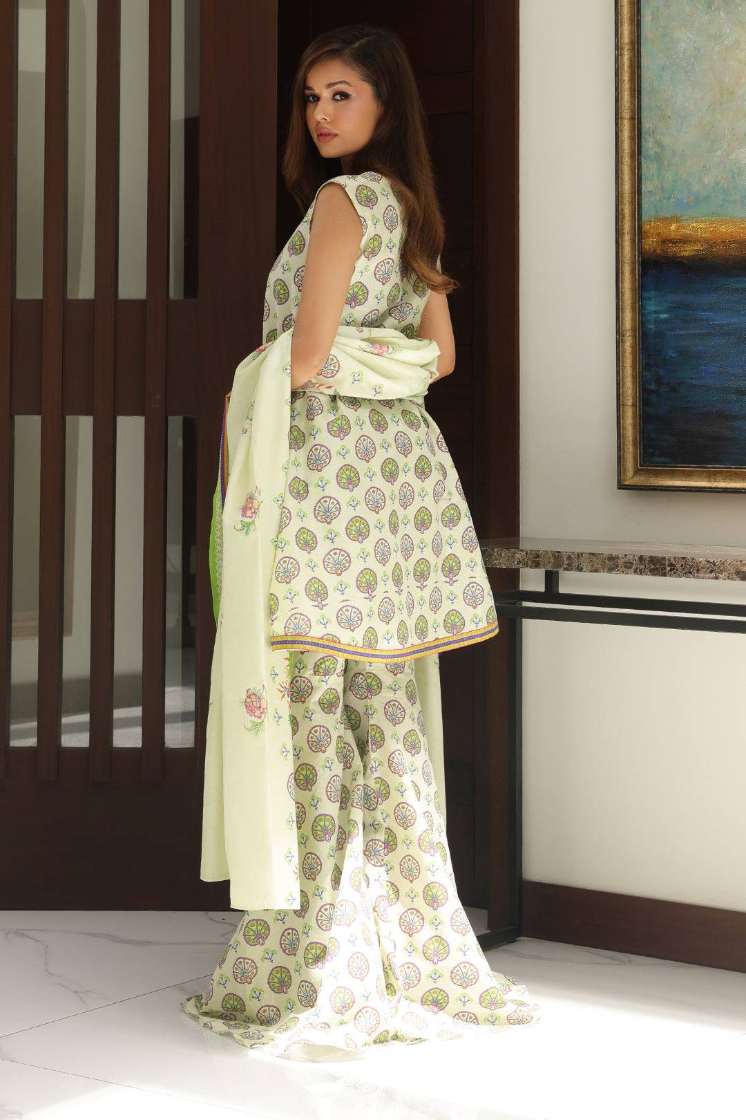 Zellbury | Unstitched 3 Piece Cambric | Embroidered Shirt Shalwar Dupatta - 0143 by Maria Faisal - Registered Vendor of : Zellbury Women - type : Essential Unstitched - 100% original wedding dresses