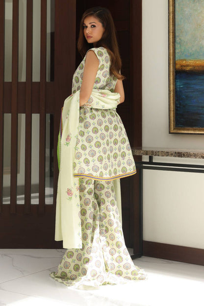 Zellbury | Unstitched 3 Piece Cambric | Embroidered Shirt Shalwar Dupatta - 0143 by Maria Faisal - Registered Vendor of : Zellbury Women - type : Essential Unstitched - 100% original wedding dresses