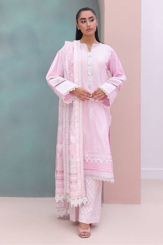 Zellbury | Unstitched 3 Piece Cambric | Embroidered Shirt Shalwar Dupatta - 0147 by Maria Faisal - Registered Vendor of : Zellbury Women - type : Essential Unstitched - 100% original wedding dresses
