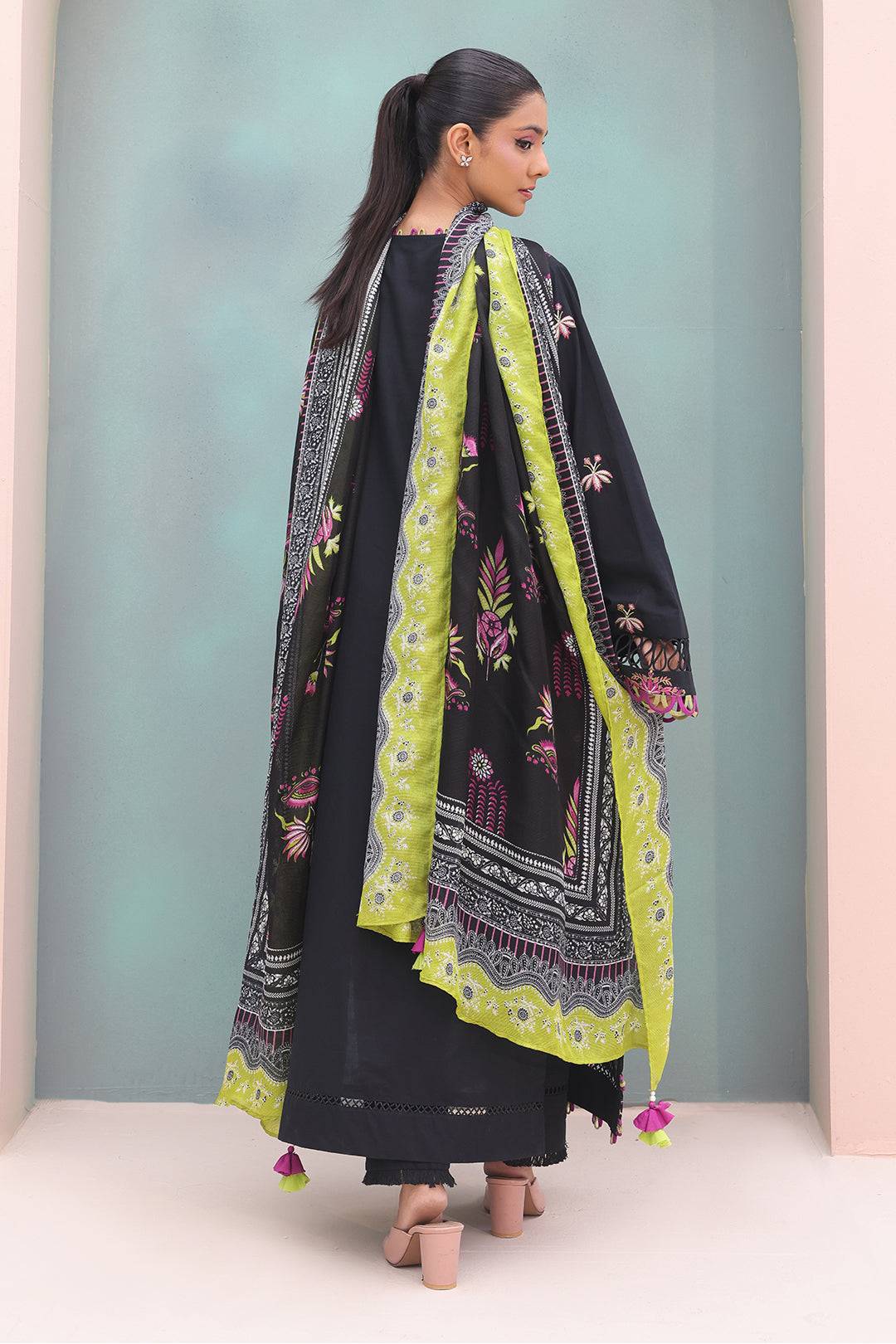Zellbury | Unstitched 3 Piece Chambray | Embroidered Shirt Shalwar Dupatta - 0148 by Maria Faisal - Registered Vendor of : Zellbury Women - type : Essential Unstitched - 100% original wedding dresses
