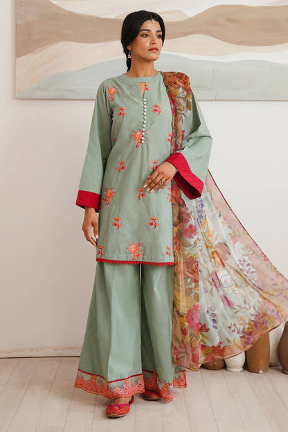 Zellbury | Unstitched 3 Piece Cambric | Embroidered Shirt Shalwar Dupatta - 0149 by Maria Faisal - Registered Vendor of : Zellbury Women - type : Signature Unstitched - 100% original wedding dresses