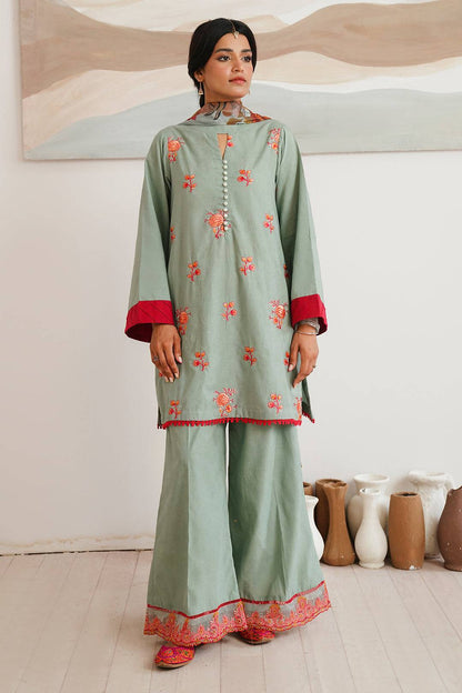 Zellbury | Unstitched 3 Piece Cambric | Embroidered Shirt Shalwar Dupatta - 0149 by Maria Faisal - Registered Vendor of : Zellbury Women - type : Signature Unstitched - 100% original wedding dresses