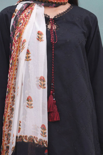 Zellbury | Unstitched 3 Piece Cambric | Embroidered Shirt Shalwar Dupatta - 0605 by Maria Faisal - Registered Vendor of : Zellbury Women - type : Essential Unstitched - 100% original wedding dresses