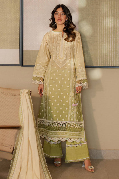 Zellbury | Unstitched 3 Piece Chikankari | Embroidered Shirt Shalwar Dupatta - 0702 by Maria Faisal - Registered Vendor of : Zellbury Women - type : Signature Unstitched - 100% original wedding dresses