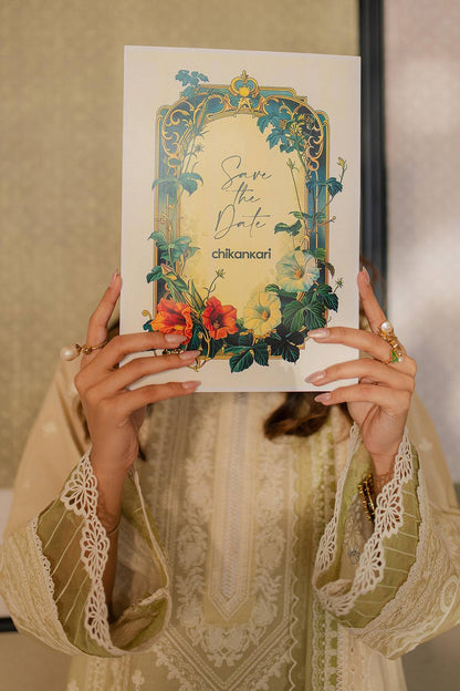 Zellbury | Unstitched 3 Piece Chikankari | Embroidered Shirt Shalwar Dupatta - 0702 by Maria Faisal - Registered Vendor of : Zellbury Women - type : Signature Unstitched - 100% original wedding dresses