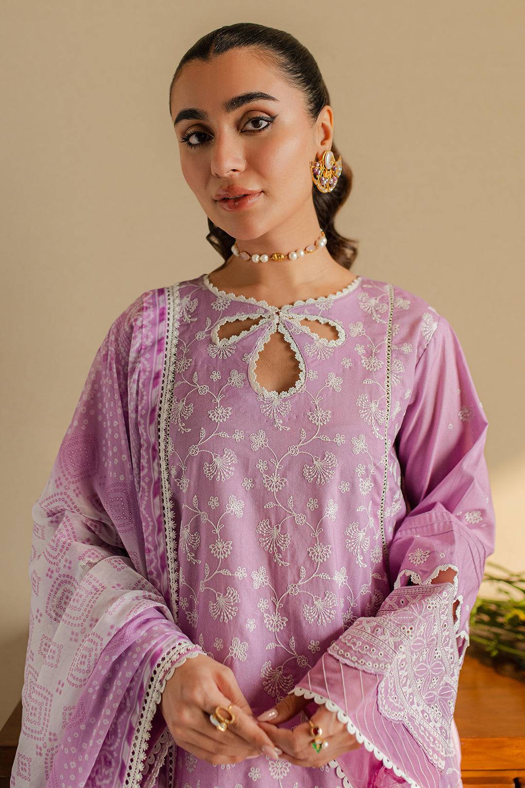 Zellbury | Unstitched 3 Piece Chikankari | Embroidered Shirt Shalwar Dupatta - 0703 by Maria Faisal - Registered Vendor of : Zellbury Women - type : Signature Unstitched - 100% original wedding dresses