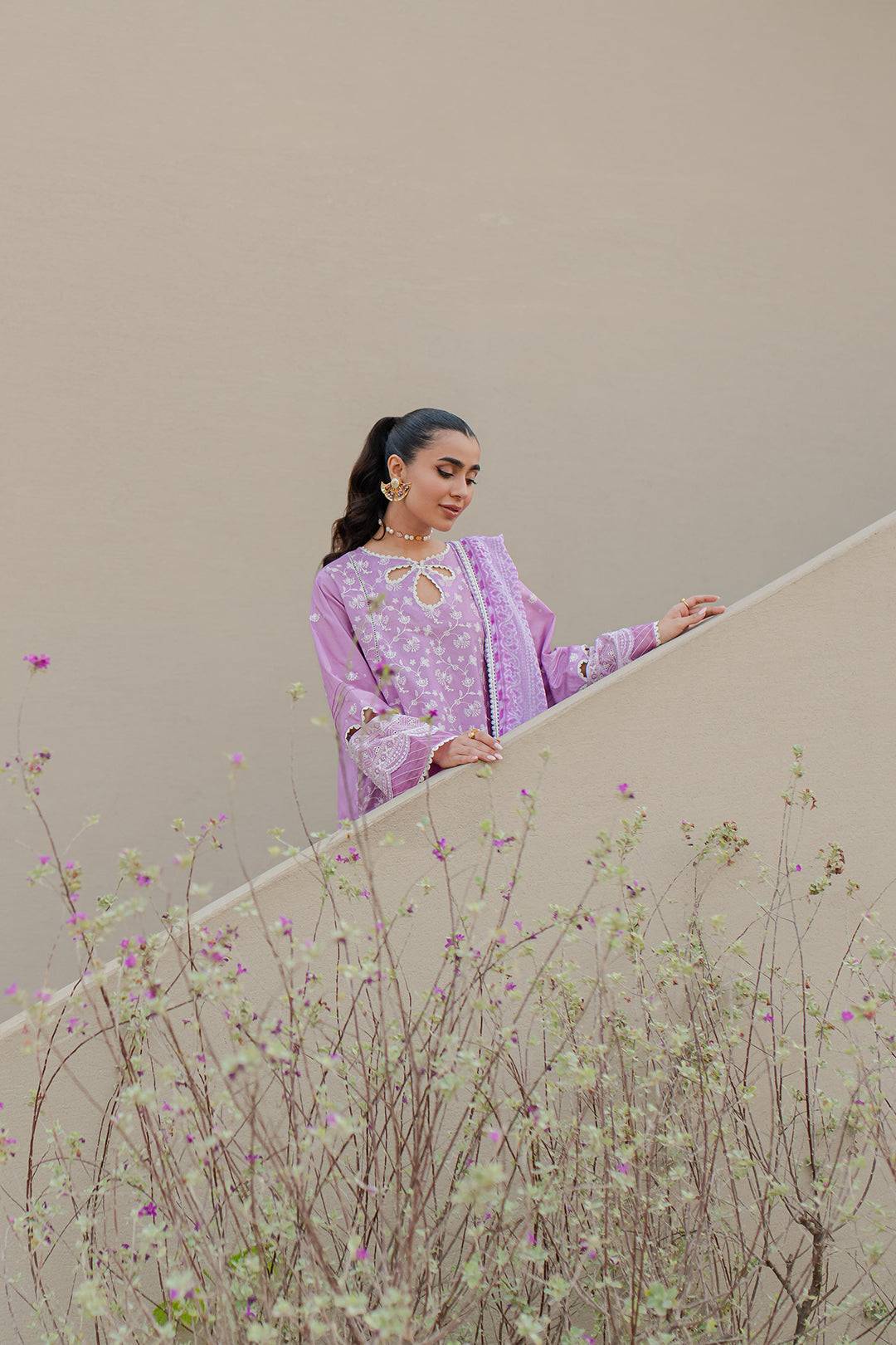 Zellbury | Unstitched 3 Piece Chikankari | Embroidered Shirt Shalwar Dupatta - 0703 by Maria Faisal - Registered Vendor of : Zellbury Women - type : Signature Unstitched - 100% original wedding dresses