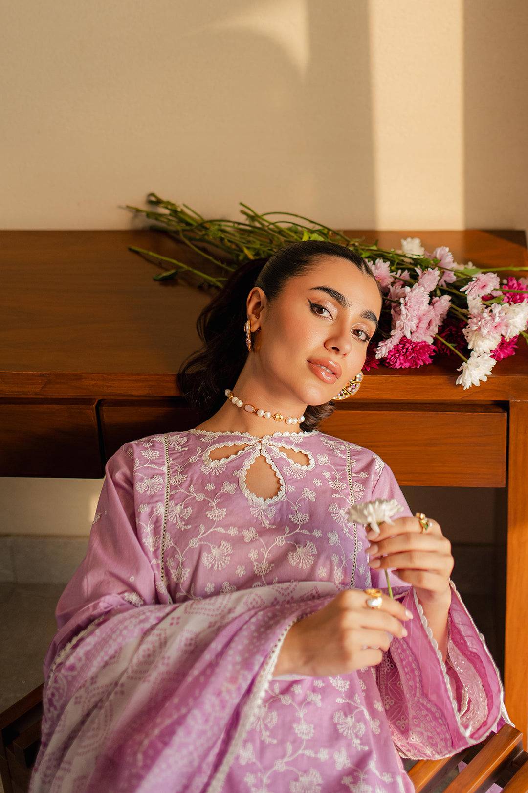 Zellbury | Unstitched 3 Piece Chikankari | Embroidered Shirt Shalwar Dupatta - 0703 by Maria Faisal - Registered Vendor of : Zellbury Women - type : Signature Unstitched - 100% original wedding dresses