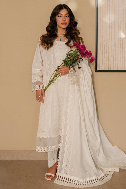 Zellbury | Unstitched 3 Piece Chikankari | Embroidered Shirt Shalwar Dupatta - 0704 by Maria Faisal - Registered Vendor of : Zellbury Women - type : Signature Unstitched - 100% original wedding dresses