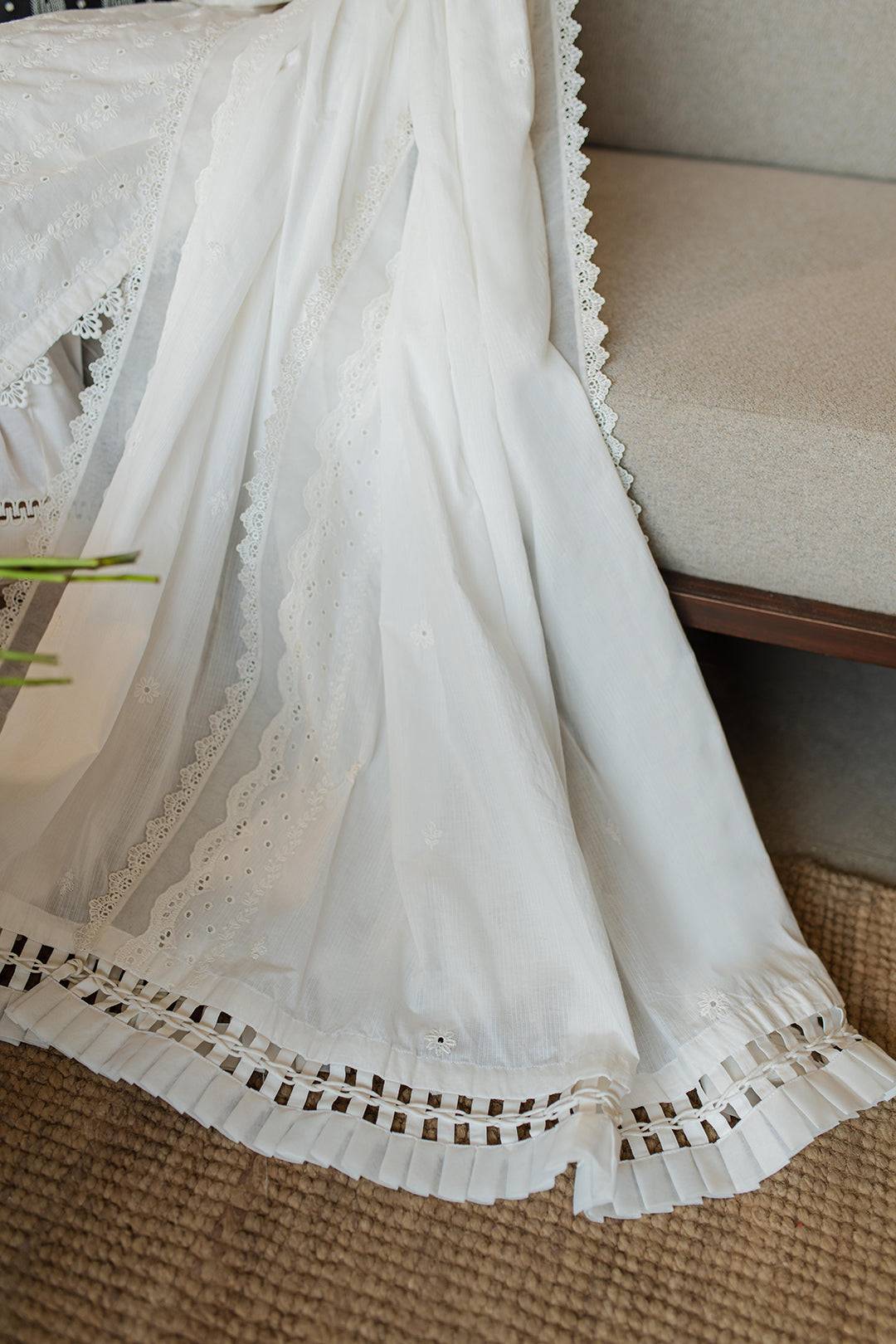 Zellbury | Unstitched 3 Piece Chikankari | Embroidered Shirt Shalwar Dupatta - 0704 by Maria Faisal - Registered Vendor of : Zellbury Women - type : Signature Unstitched - 100% original wedding dresses