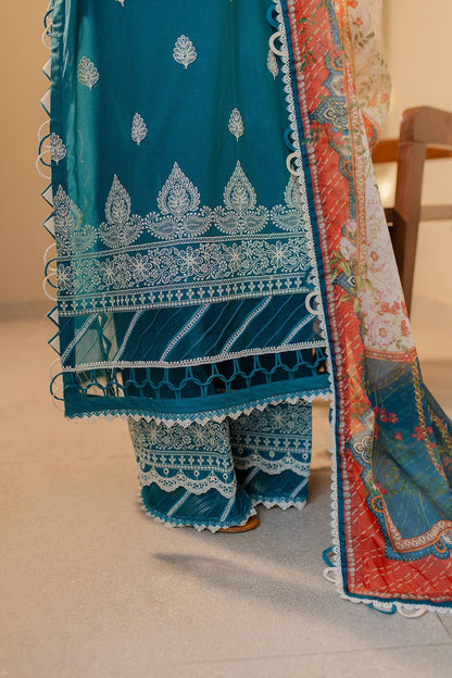 Zellbury | Unstitched 3 Piece Chikankari | Embroidered Shirt Shalwar Dupatta - 0705 by Maria Faisal - Registered Vendor of : Zellbury Women - type : Signature Unstitched - 100% original wedding dresses