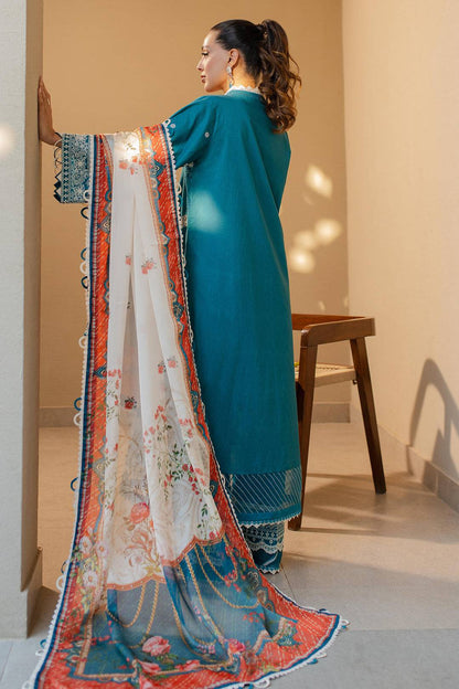 Zellbury | Unstitched 3 Piece Chikankari | Embroidered Shirt Shalwar Dupatta - 0705 by Maria Faisal - Registered Vendor of : Zellbury Women - type : Signature Unstitched - 100% original wedding dresses