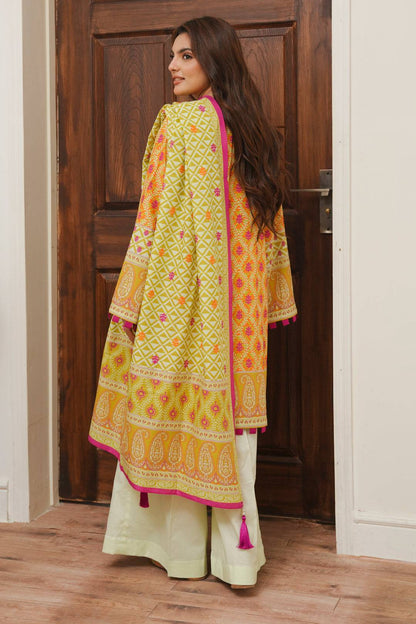 Zellbury | Unstitched 2 Piece Cambric | Shirt Dupatta - 0005 by Maria Faisal - Registered Vendor of : Zellbury Women - type : Essential Unstitched - 100% original wedding dresses