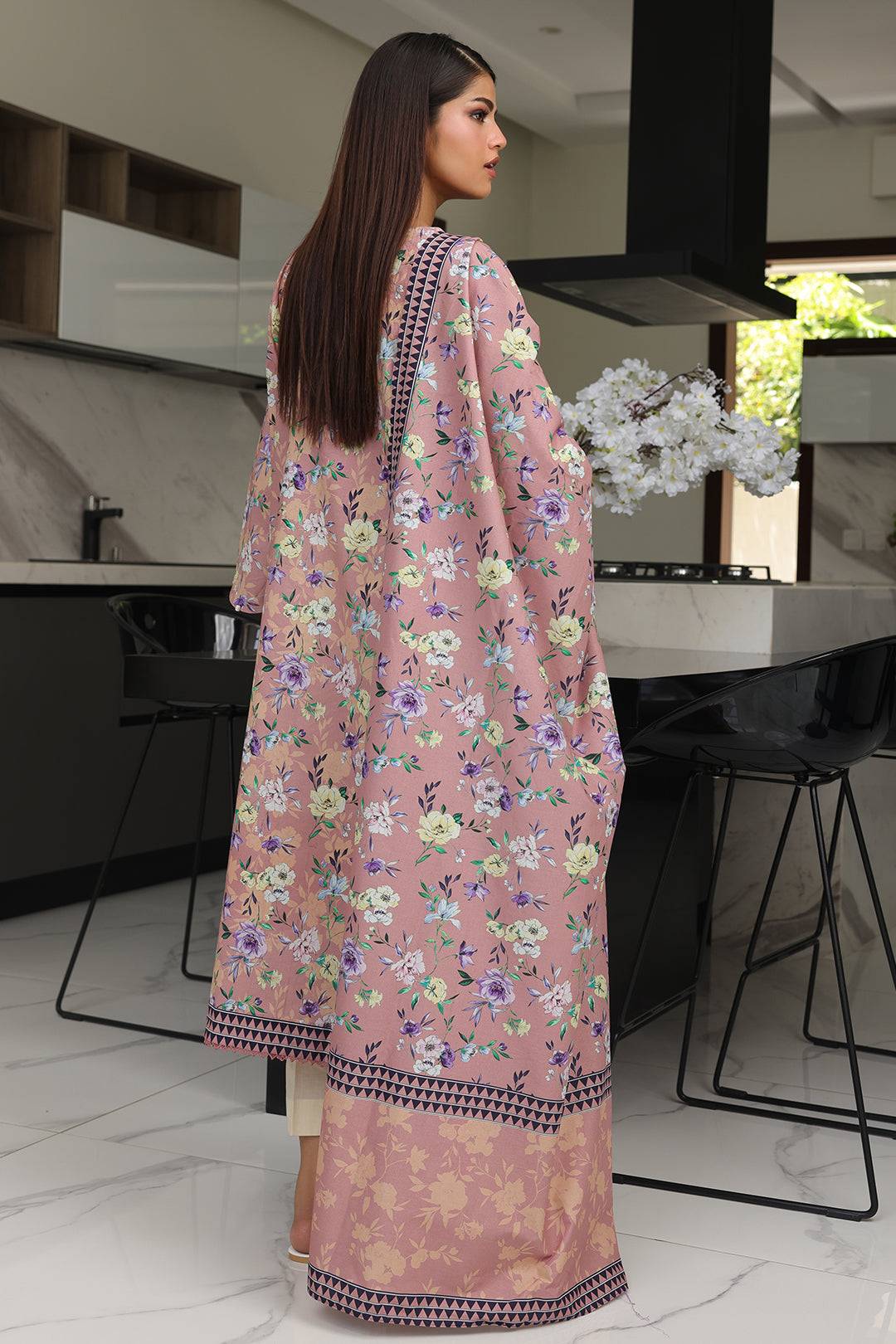 Zellbury | Unstitched 2 Piece Cambric | Shirt Dupatta - 0007 by Maria Faisal - Registered Vendor of : Zellbury Women - type : Essential Unstitched - 100% original wedding dresses