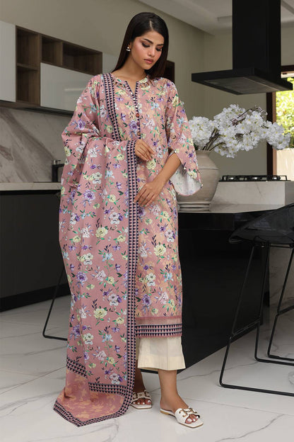 Zellbury | Unstitched 2 Piece Cambric | Shirt Dupatta - 0007 by Maria Faisal - Registered Vendor of : Zellbury Women - type : Essential Unstitched - 100% original wedding dresses
