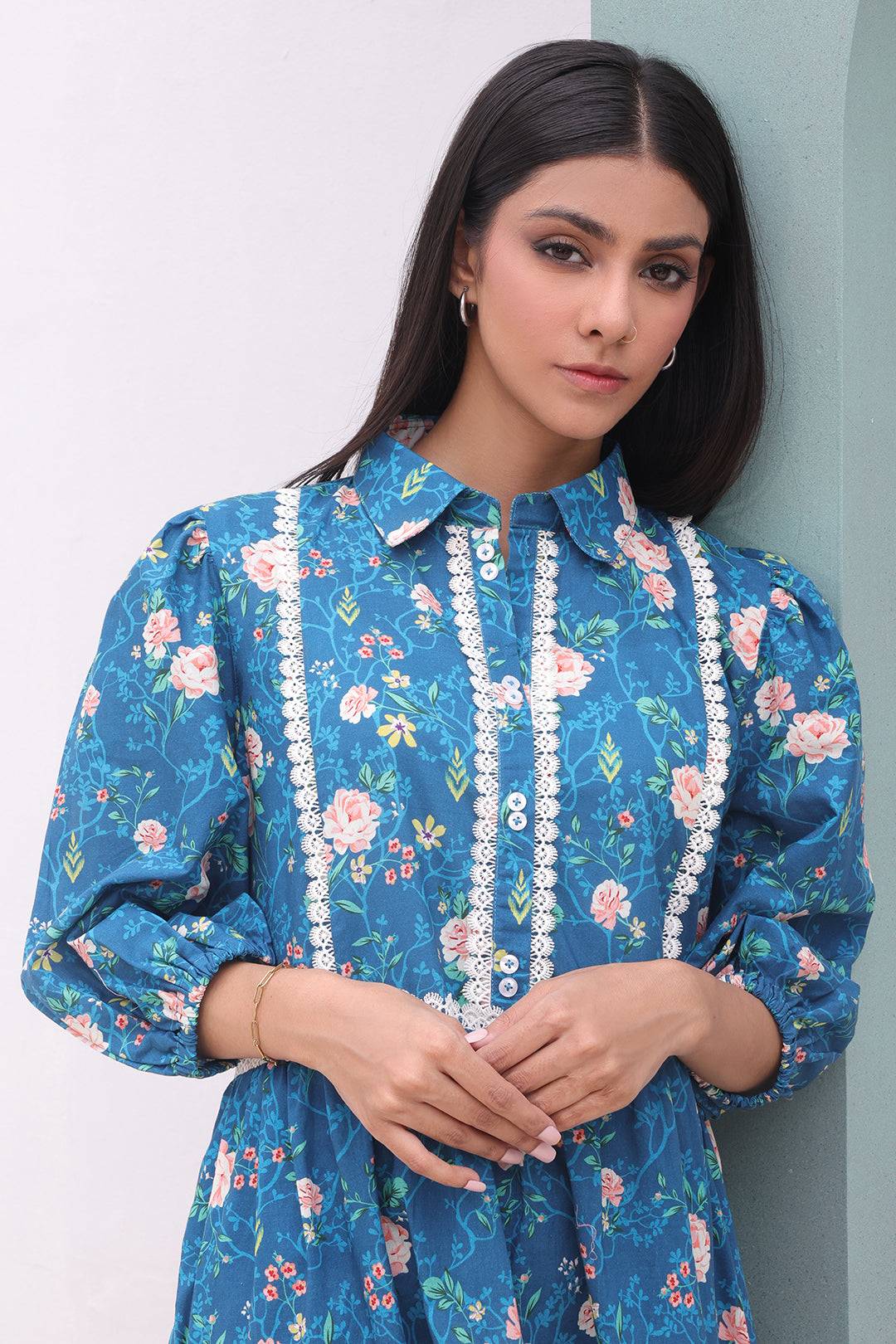 Zellbury | Unstitched 2 Piece Cambric | Shirt Shalwar - 0011 by Maria Faisal - Registered Vendor of : Zellbury Women - type : Essential Unstitched - 100% original wedding dresses