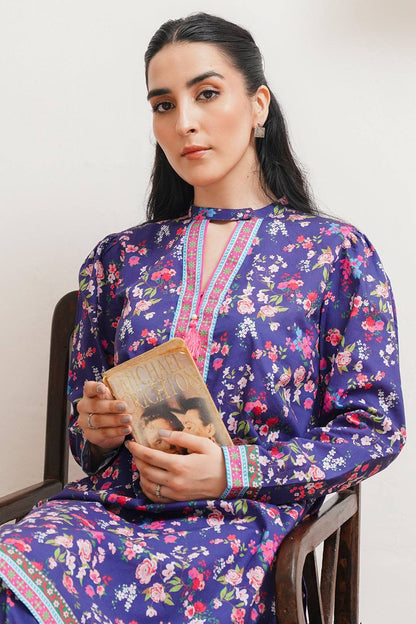 Zellbury | Unstitched 2 Piece Cambric | Shirt Shalwar - 0012 by Maria Faisal - Registered Vendor of : Zellbury Women - type : Essential Unstitched - 100% original wedding dresses