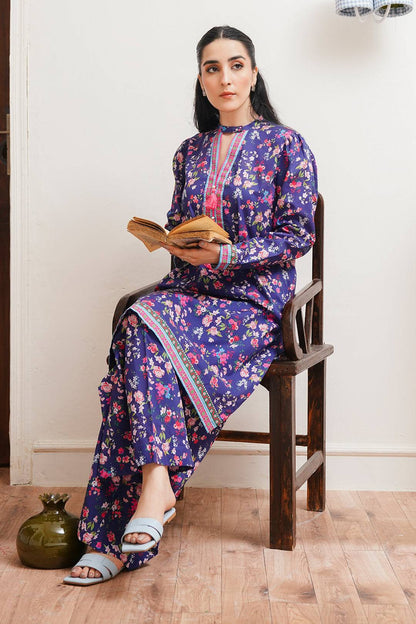Zellbury | Unstitched 2 Piece Cambric | Shirt Shalwar - 0012 by Maria Faisal - Registered Vendor of : Zellbury Women - type : Essential Unstitched - 100% original wedding dresses