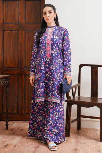 Zellbury | Unstitched 2 Piece Cambric | Shirt Shalwar - 0012 by Maria Faisal - Registered Vendor of : Zellbury Women - type : Essential Unstitched - 100% original wedding dresses