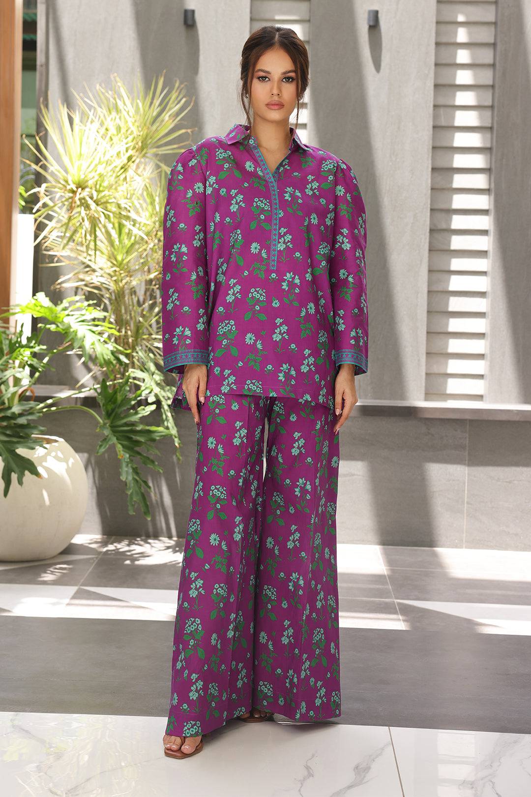 Zellbury | Unstitched 2 Piece Cambric | Shirt Shalwar - 0014 by Maria Faisal - Registered Vendor of : Zellbury Women - type : Essential Unstitched - 100% original wedding dresses