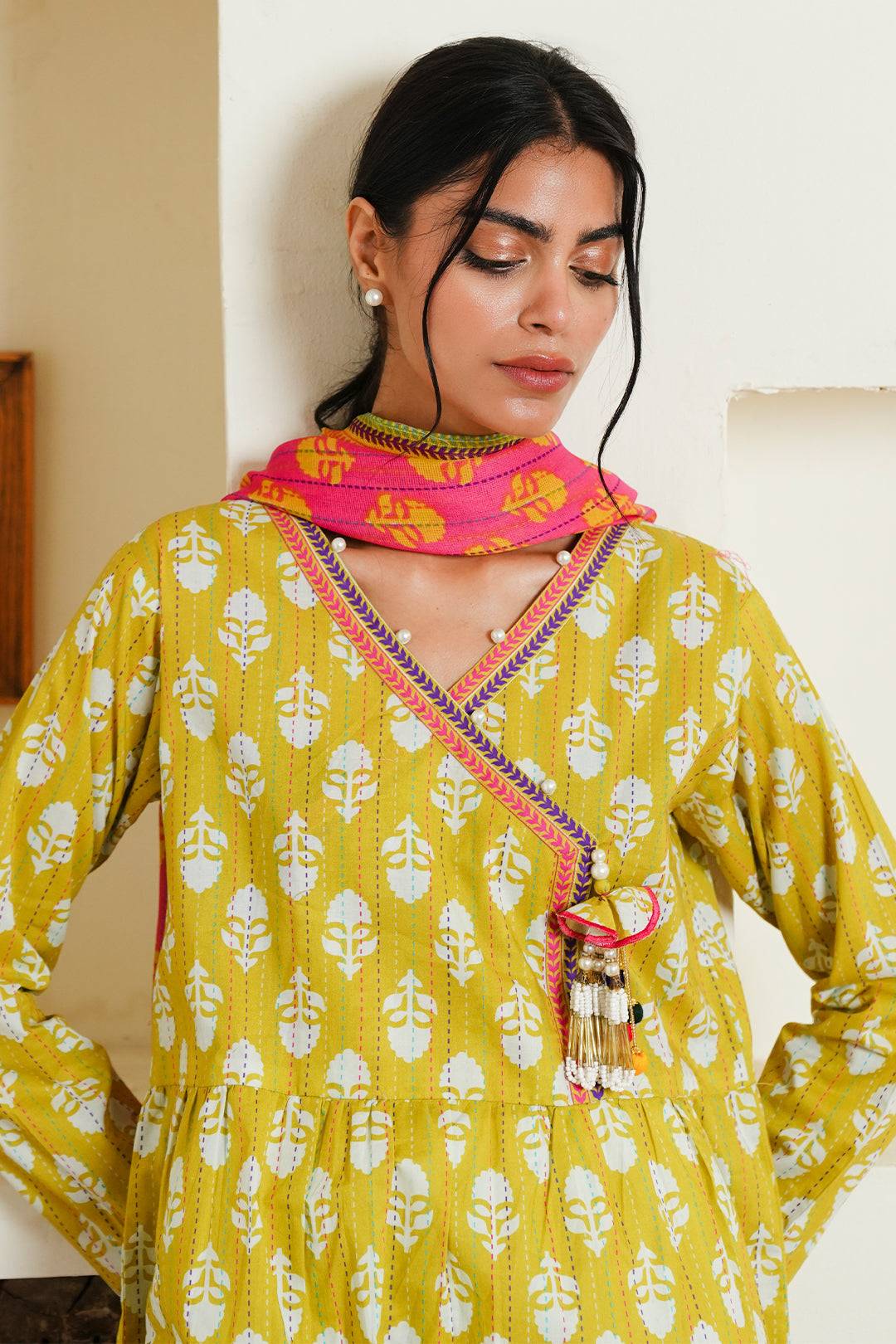 Zellbury | Unstitched 2 Piece Cambric | Shirt Dupatta - 0089 by Maria Faisal - Registered Vendor of : Zellbury Women - type : Essential Unstitched - 100% original wedding dresses