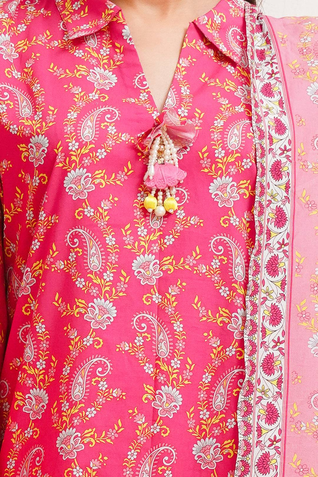 Zellbury | Unstitched 2 Piece Cambric | Shirt Dupatta - 0093 by Maria Faisal - Registered Vendor of : Zellbury Women - type : Essential Unstitched - 100% original wedding dresses