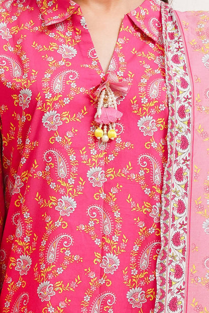 Zellbury | Unstitched 2 Piece Cambric | Shirt Dupatta - 0093 by Maria Faisal - Registered Vendor of : Zellbury Women - type : Essential Unstitched - 100% original wedding dresses