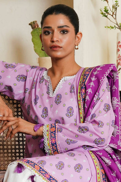 Zellbury | Unstitched 2 Piece Cambric | Shirt Dupatta - 0094 by Maria Faisal - Registered Vendor of : Zellbury Women - type : Essential Unstitched - 100% original wedding dresses