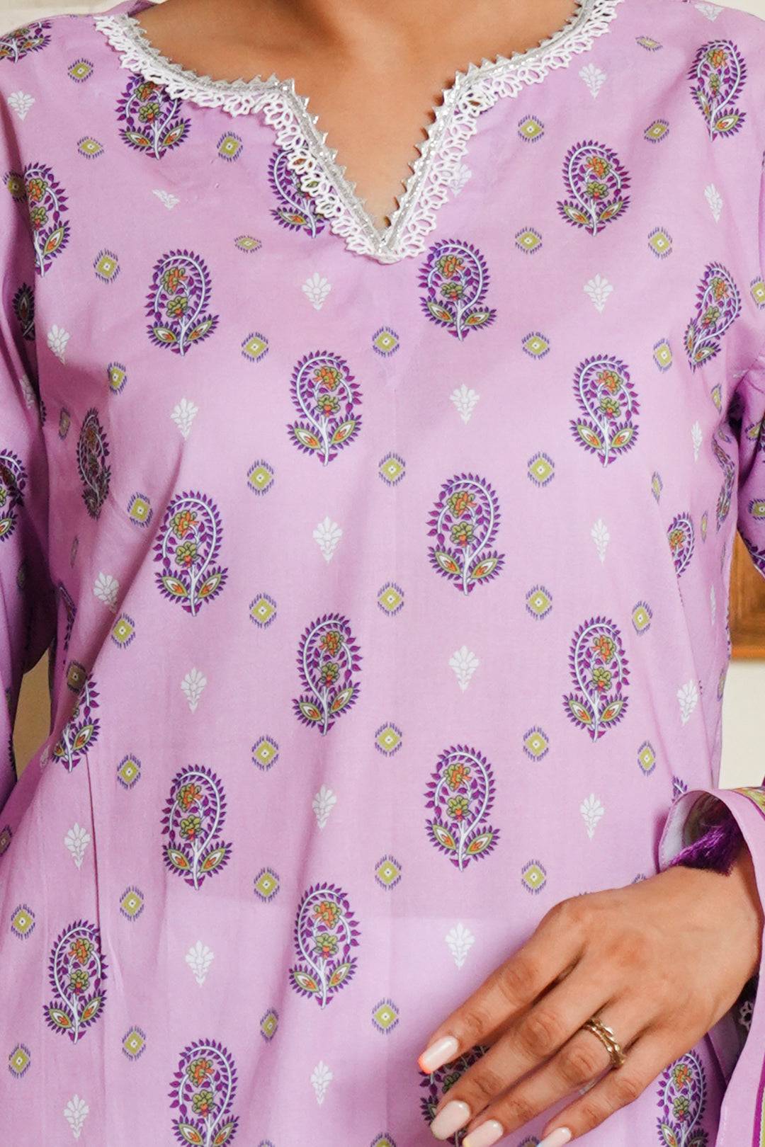 Zellbury | Unstitched 2 Piece Cambric | Shirt Dupatta - 0094 by Maria Faisal - Registered Vendor of : Zellbury Women - type : Essential Unstitched - 100% original wedding dresses