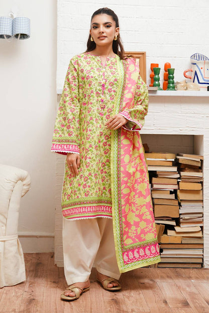 Zellbury | Unstitched 2 Piece Cambric | Shirt Dupatta - 0095 by Maria Faisal - Registered Vendor of : Zellbury Women - type : Essential Unstitched - 100% original wedding dresses