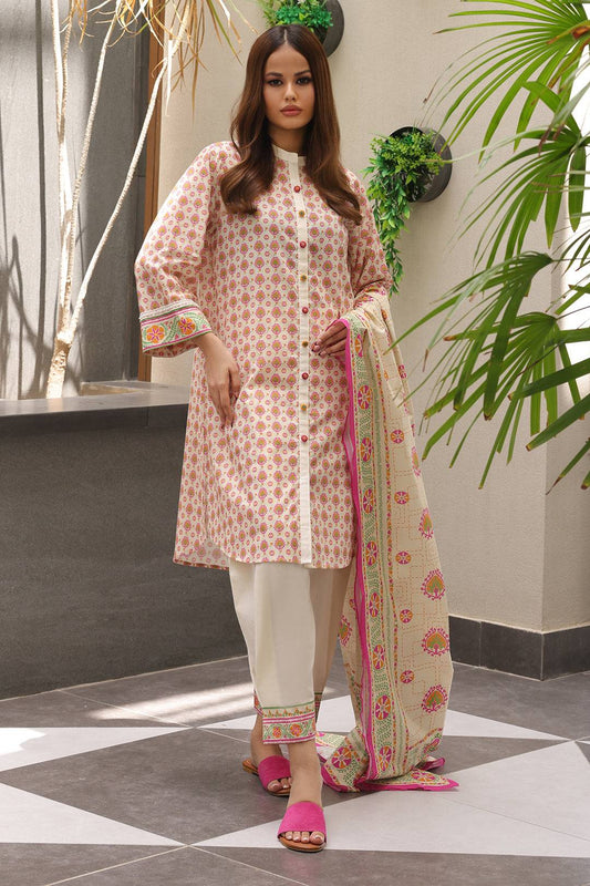 Zellbury | Unstitched 2 Piece Cambric | Shirt Dupatta - 0096 by Maria Faisal - Registered Vendor of : Zellbury Women - type : Essential Unstitched - 100% original wedding dresses