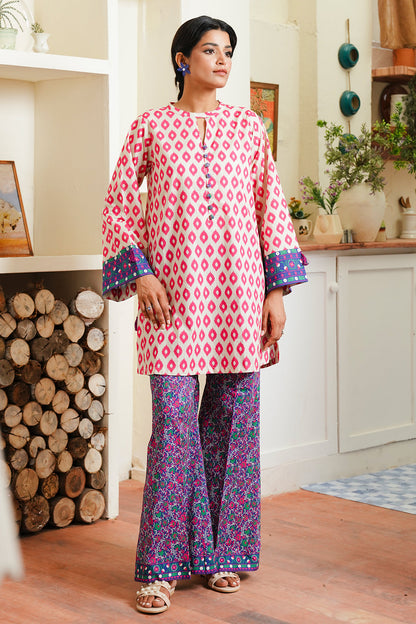 Zellbury | Unstitched 2 Piece Cambric | Shirt Shalwar - 0098 by Maria Faisal - Registered Vendor of : Zellbury Women - type : Essential Unstitched - 100% original wedding dresses