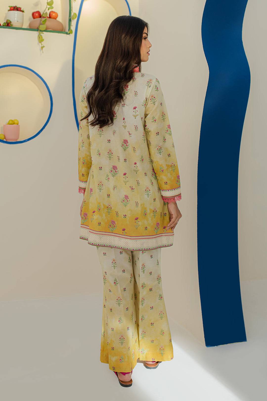 Zellbury | Unstitched 2 Piece Cambric | Shirt Shalwar - 0101 by Maria Faisal - Registered Vendor of : Zellbury Women - type : Essential Unstitched - 100% original wedding dresses
