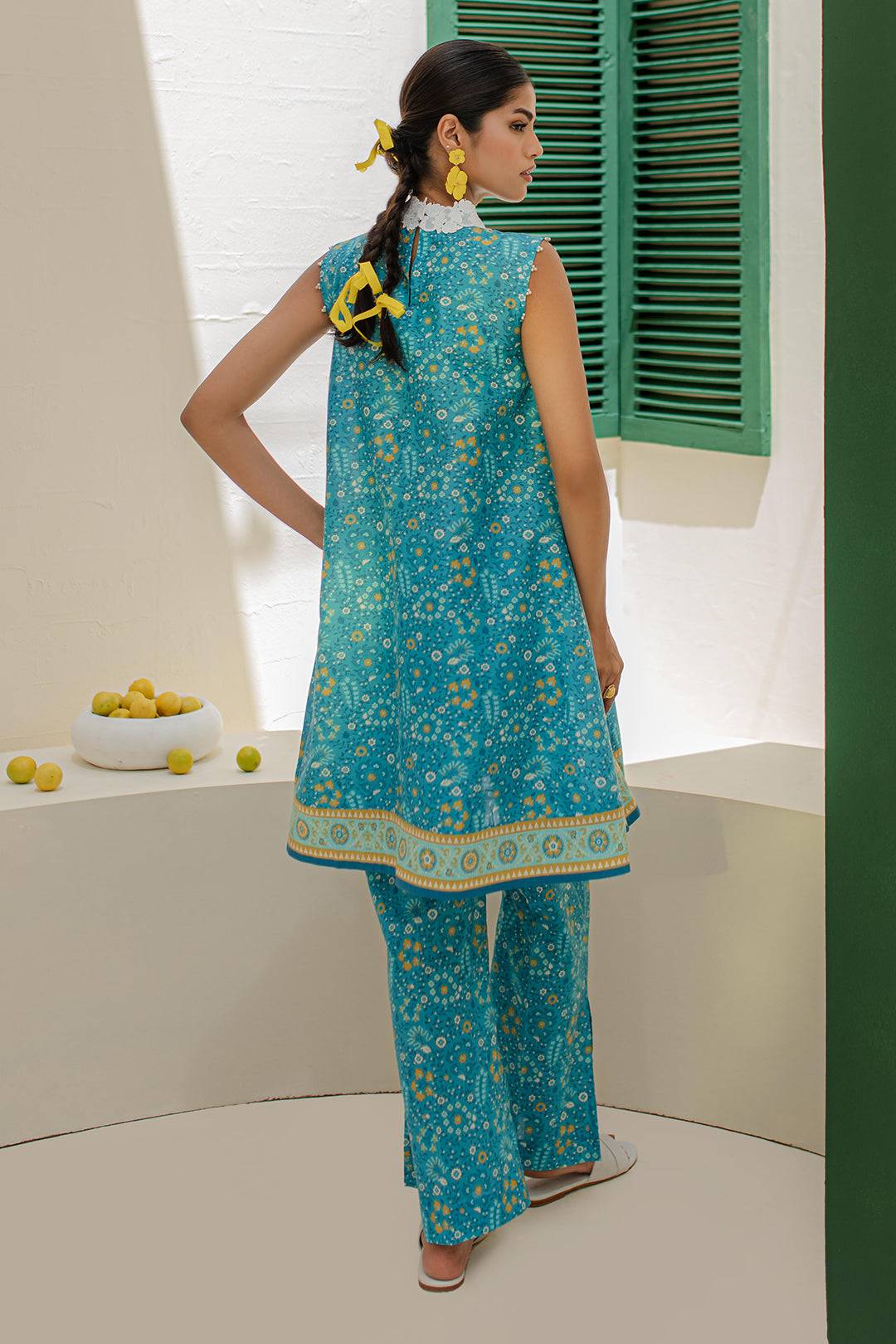 Zellbury | Unstitched 2 Piece Cambric | Shirt Shalwar - 0103 by Maria Faisal - Registered Vendor of : Zellbury Women - type : Essential Unstitched - 100% original wedding dresses