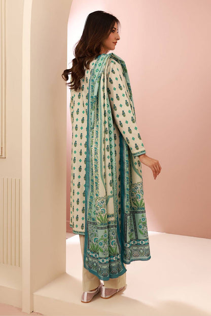 Zellbury | Unstitched 2 Piece Cambric | Shirt Dupatta - 0606 by Maria Faisal - Registered Vendor of : Zellbury Women - type : Essential Unstitched - 100% original wedding dresses