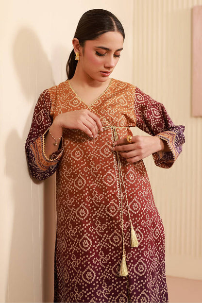 Zellbury | Unstitched 2 Piece Cambric | Shirt Shalwar - 0607 by Maria Faisal - Registered Vendor of : Zellbury Women - type : Essential Unstitched - 100% original wedding dresses
