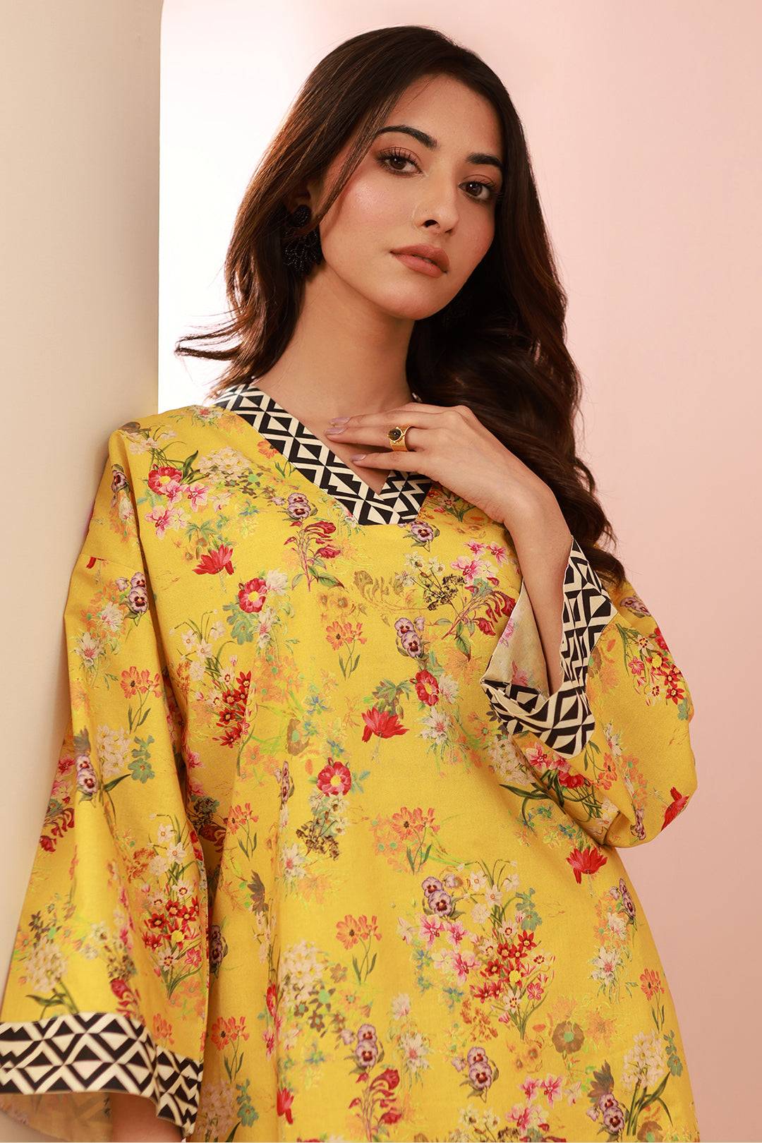 Zellbury | Unstitched 2 Piece Cambric | Shirt Shalwar - 0609 by Maria Faisal - Registered Vendor of : Zellbury Women - type : Essential Unstitched - 100% original wedding dresses