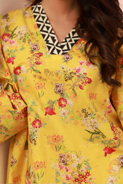 Zellbury | Unstitched 2 Piece Cambric | Shirt Shalwar - 0609 by Maria Faisal - Registered Vendor of : Zellbury Women - type : Essential Unstitched - 100% original wedding dresses