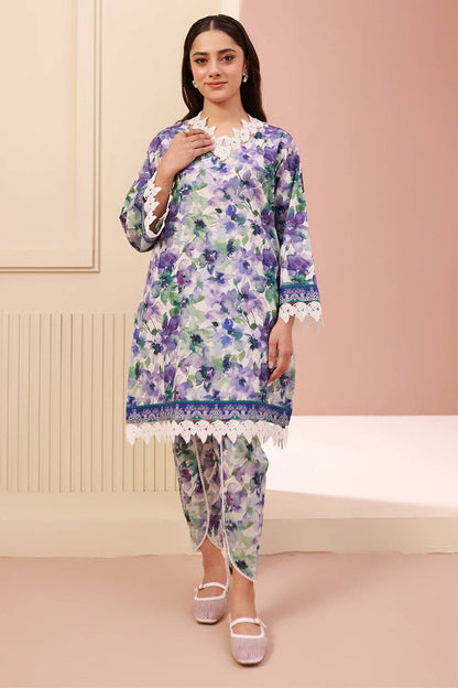 Zellbury | Unstitched 2 Piece Cambric | Shirt Shalwar - 0613 by Maria Faisal - Registered Vendor of : Zellbury Women - type : Essential Unstitched - 100% original wedding dresses
