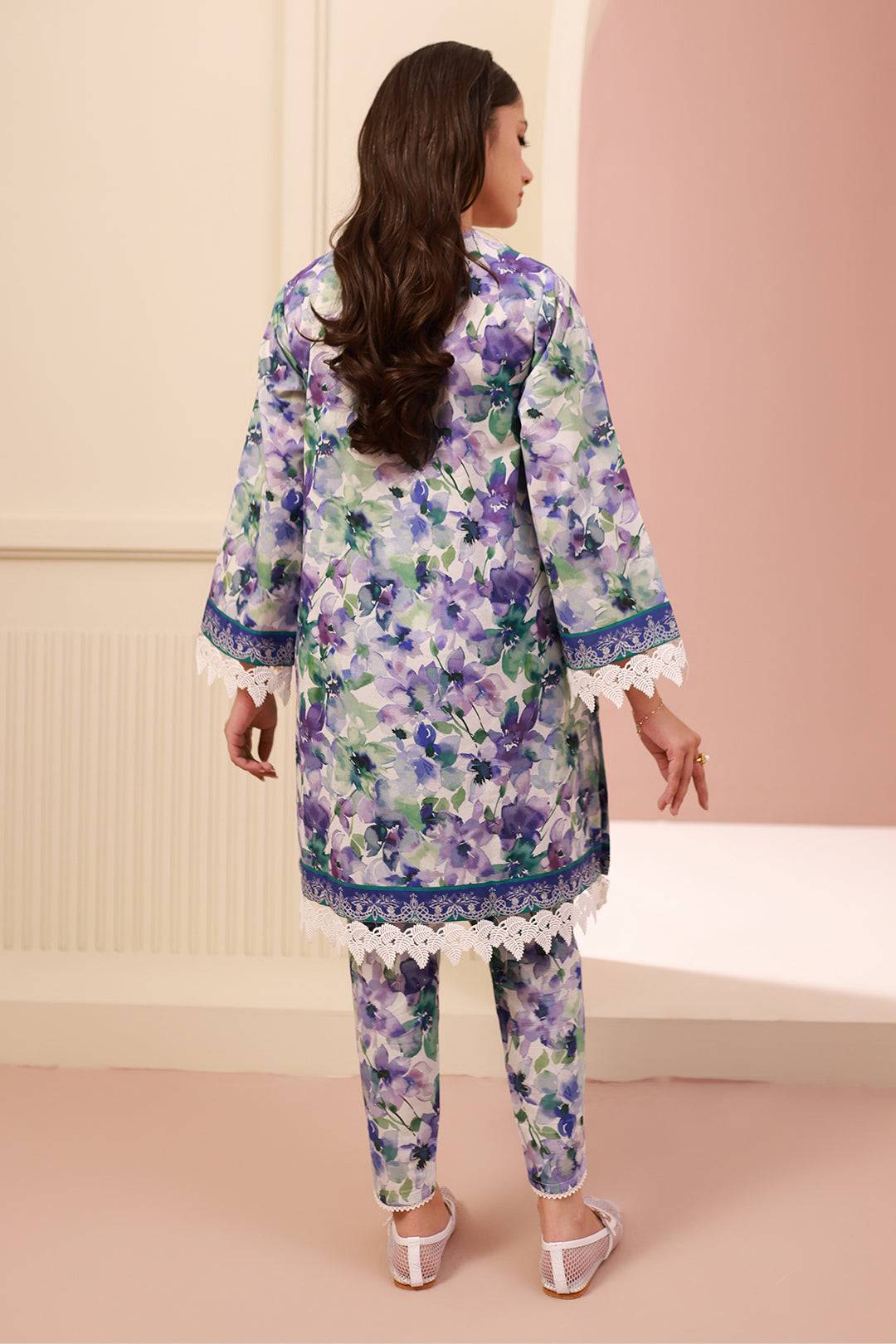 Zellbury | Unstitched 2 Piece Cambric | Shirt Shalwar - 0613 by Maria Faisal - Registered Vendor of : Zellbury Women - type : Essential Unstitched - 100% original wedding dresses