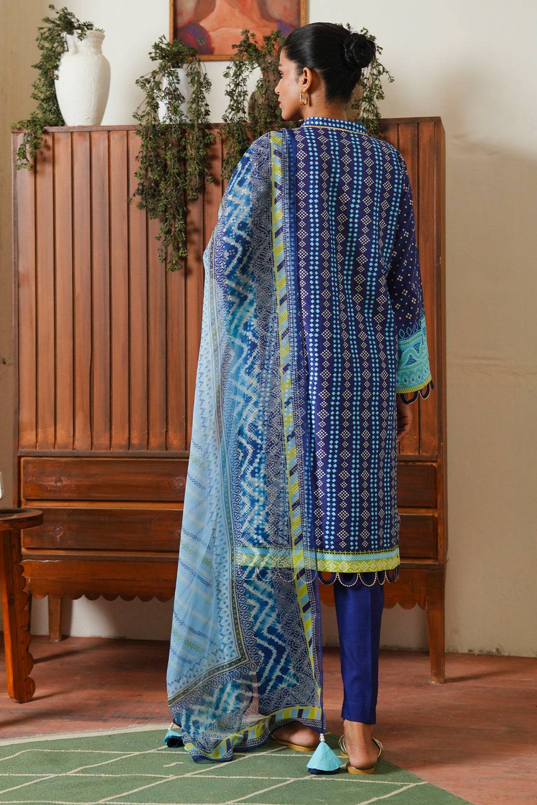 Zellbury | Unstitched 3 Piece Cambric | Shirt Shalwar Dupatta - 0031 by Maria Faisal - Registered Vendor of : Zellbury Women - type : Essential Unstitched - 100% original wedding dresses