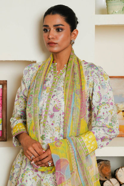 Zellbury | Unstitched 3 Piece Cambric | Shirt Shalwar Dupatta - 0032 by Maria Faisal - Registered Vendor of : Zellbury Women - type : Essential Unstitched - 100% original wedding dresses