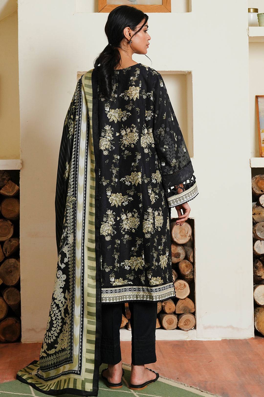 Zellbury | Unstitched 3 Piece Cambric | Shirt Shalwar Dupatta - 0036 by Maria Faisal - Registered Vendor of : Zellbury Women - type : Essential Unstitched - 100% original wedding dresses