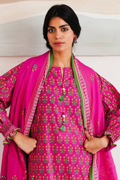 Zellbury | Unstitched 3 Piece Cambric | Shirt Shalwar Dupatta - 0037 by Maria Faisal - Registered Vendor of : Zellbury Women - type : Essential Unstitched - 100% original wedding dresses