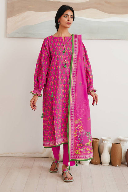 Zellbury | Unstitched 3 Piece Cambric | Shirt Shalwar Dupatta - 0037 by Maria Faisal - Registered Vendor of : Zellbury Women - type : Essential Unstitched - 100% original wedding dresses