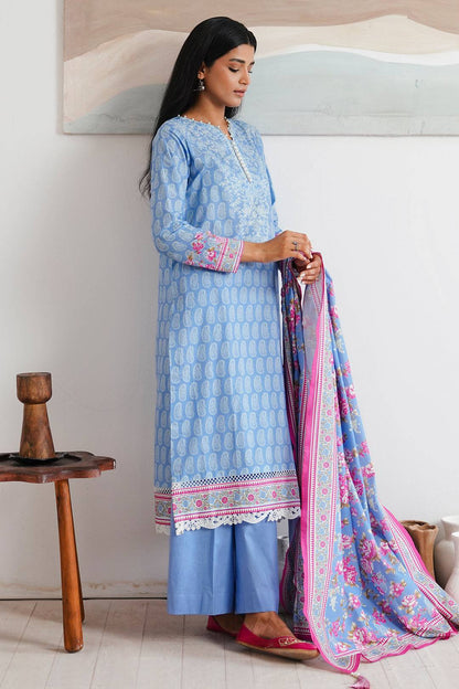 Zellbury | Unstitched 3 Piece Cambric | Shirt Shalwar Dupatta - 0039 by Maria Faisal - Registered Vendor of : Zellbury Women - type : Essential Unstitched - 100% original wedding dresses