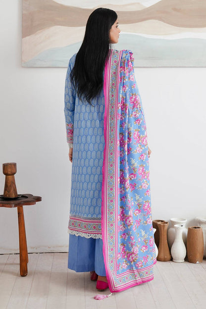 Zellbury | Unstitched 3 Piece Cambric | Shirt Shalwar Dupatta - 0039 by Maria Faisal - Registered Vendor of : Zellbury Women - type : Essential Unstitched - 100% original wedding dresses