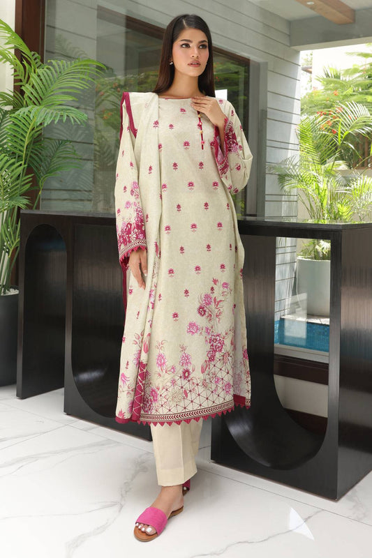 Zellbury | Unstitched 3 Piece Cambric | Shirt Shalwar Dupatta - 0040 by Maria Faisal - Registered Vendor of : Zellbury Women - type : Essential Unstitched - 100% original wedding dresses