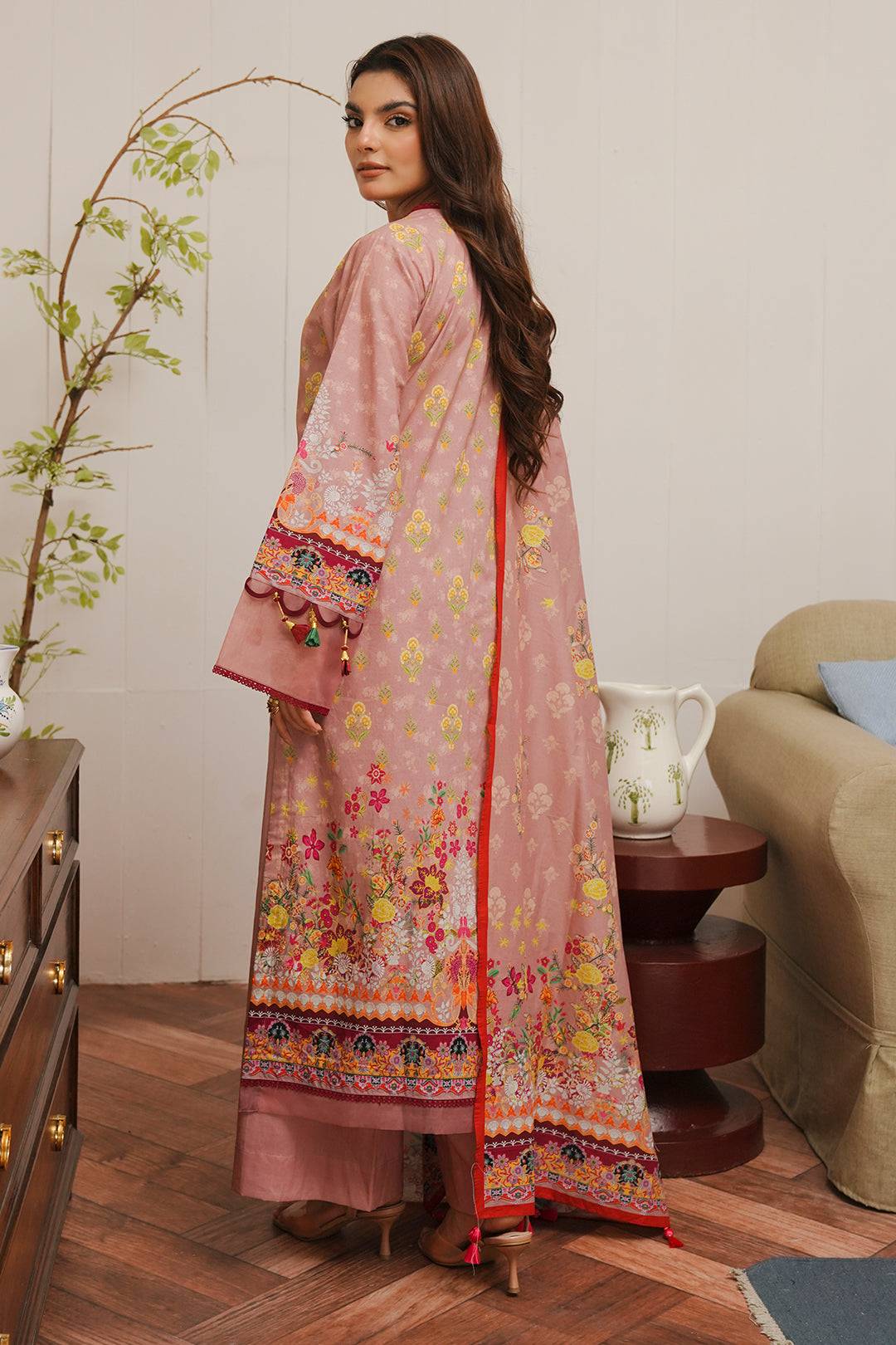 Zellbury | Unstitched 3 Piece Cambric | Shirt Shalwar Dupatta - 0041 by Maria Faisal - Registered Vendor of : Zellbury Women - type : Essential Unstitched - 100% original wedding dresses