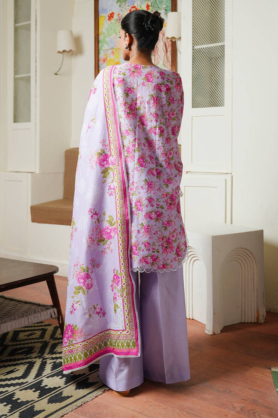 Zellbury | Unstitched 3 Piece Cambric | Shirt Shalwar Dupatta - 0047 by Maria Faisal - Registered Vendor of : Zellbury Women - type : Essential Unstitched - 100% original wedding dresses
